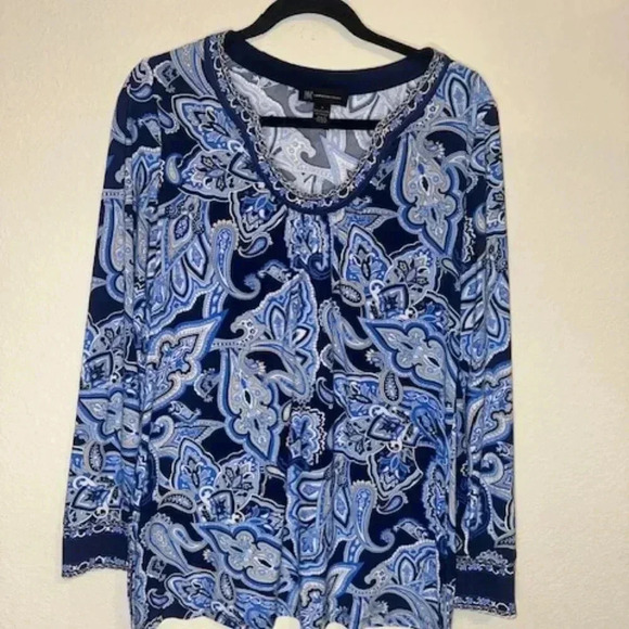 INC International Concepts Tops - INC Paisley Tunic‎